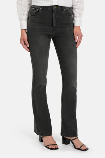 DKNY Jeans dunkelgrau flared