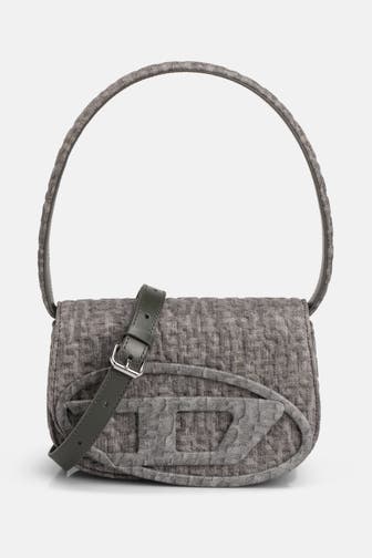 DIESEL Schultertasche grau