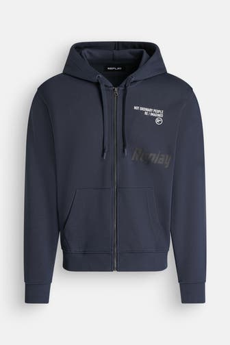 REPLAY Sweatjacke dunkelblau