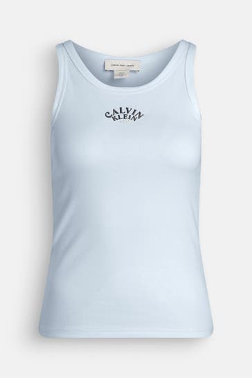 CK JEANS Tank Top hellblau