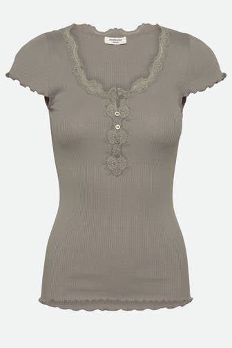 ROSEMUNDE Seidenmix-Shirt 'Bernadine' graugrün