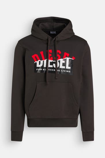 DIESEL Hoodie 'Ginn' dunkelgrau