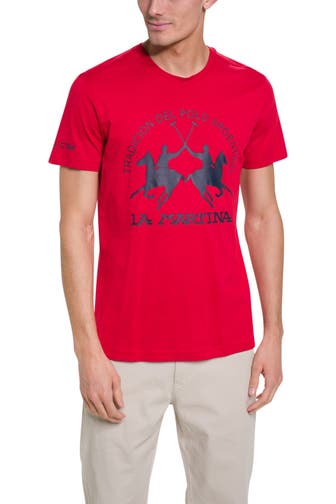 LA MARTINA T-Shirt rot