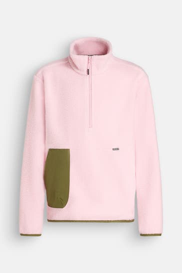 ICEPEAK Teddyfleece-Anorak rosa