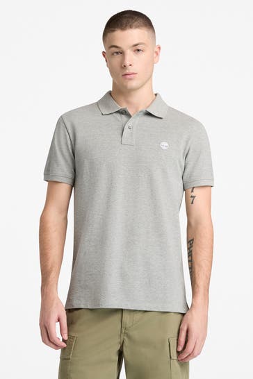 TIMBERLAND Polo-Shirt hellgrau