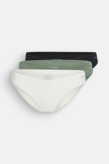 ORGANIC BASICS 3er-Pack Slips mehrfarbig