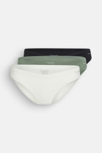 ORGANIC BASICS 3er-Pack Slips mehrfarbig