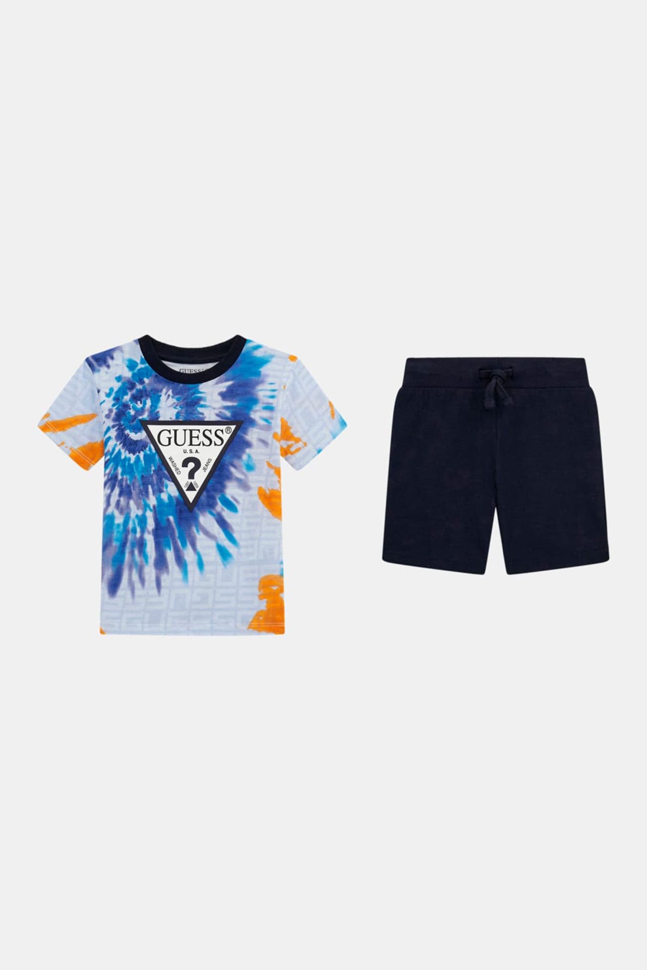 GUESS Set: T-Shirt und Shorts mehrfarbig, Bild 1