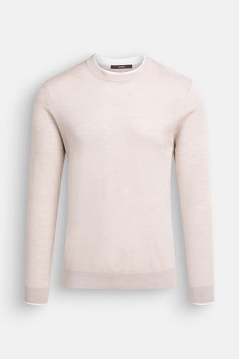 WINDSOR. Wollmix-Pullover 'Nando-D' beige