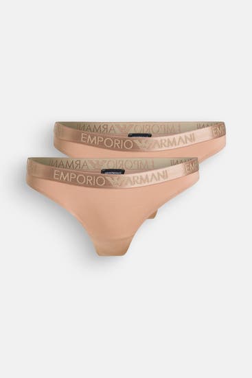 EMPORIO ARMANI - 2er-Pack Slips beige