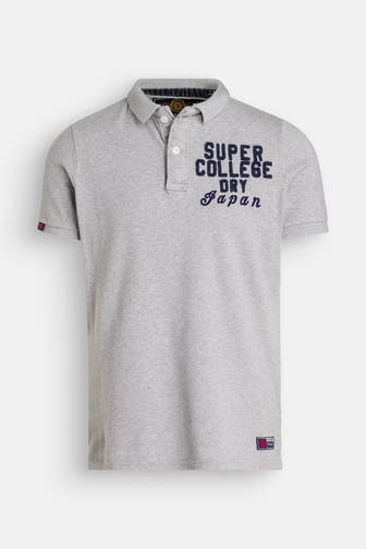 SUPERDRY Polo-Shirt grau