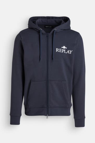 REPLAY Sweatjacke navy