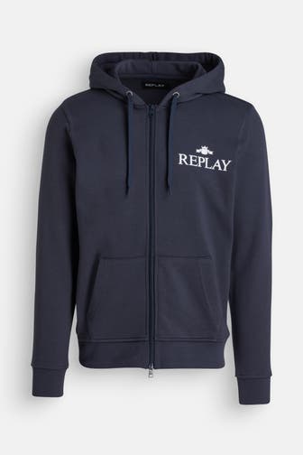 REPLAY Sweatjacke navy