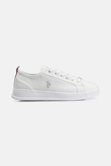 U.S. POLO ASSN. Sneaker 'Campy' weiß