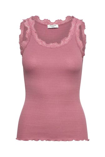 ROSEMUNDE Seidenmix-Top altrosa
