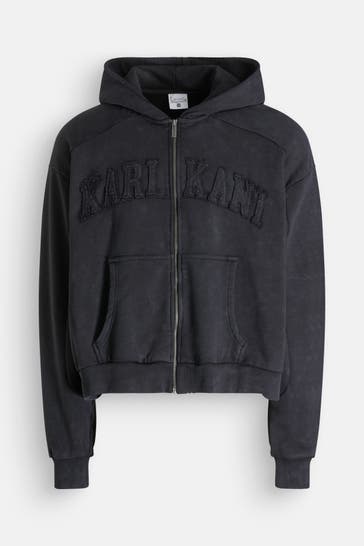 KARL KANI Sweatjacke schwarz