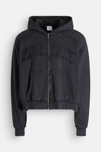 KARL KANI Sweatjacke schwarz