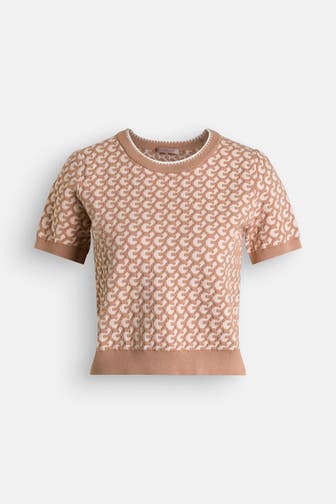 GUESS Strickshirt 'Ashley' gemustert
