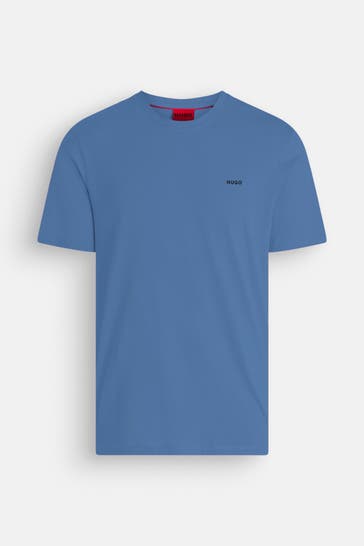 HUGO T-Shirt 'Dero' rauchblau