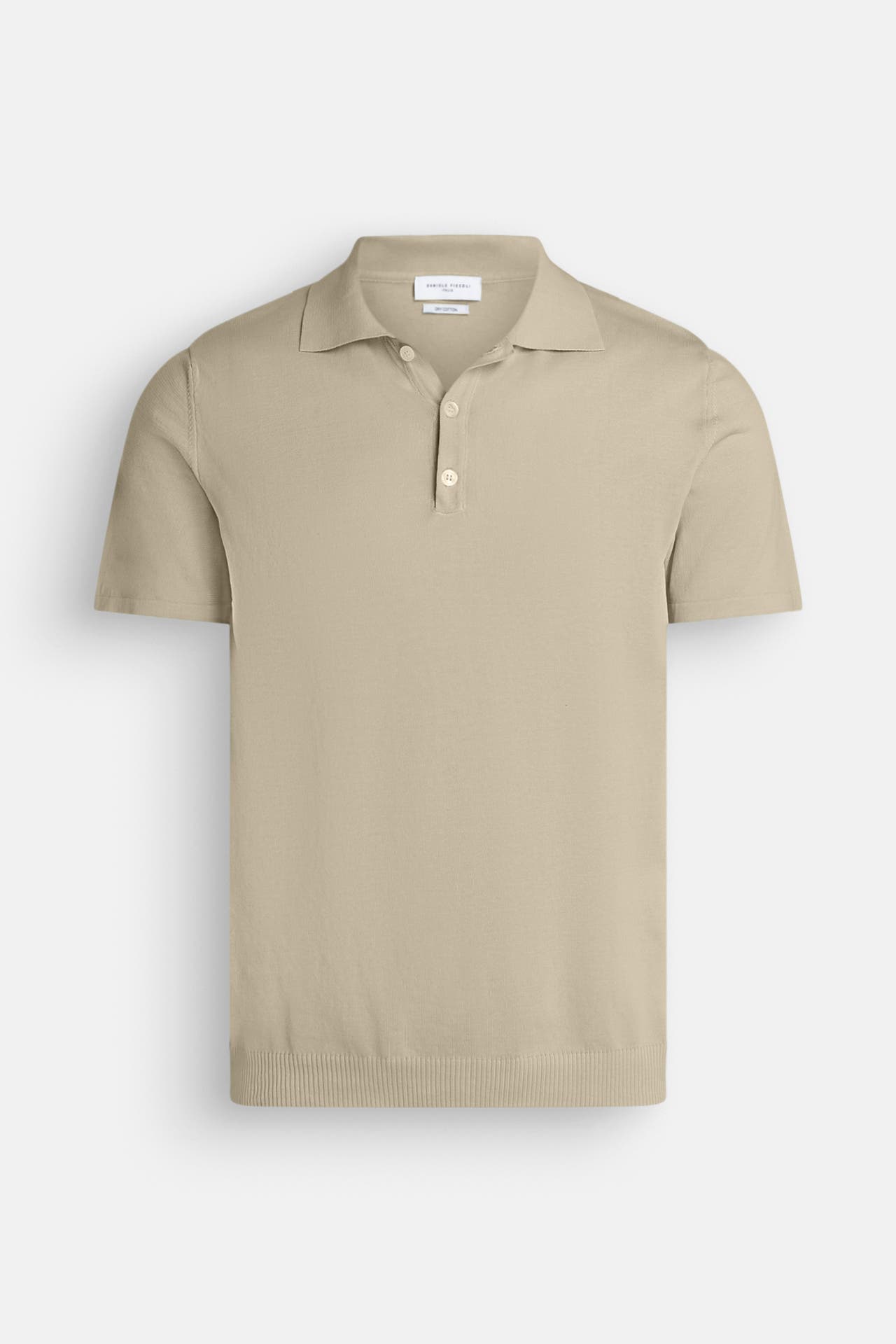 DANIELE FIESOLI Polo-Shirt greige, Bild 1