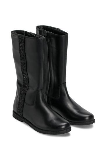GEOX Lederstiefel 'Shawntel' schwarz
