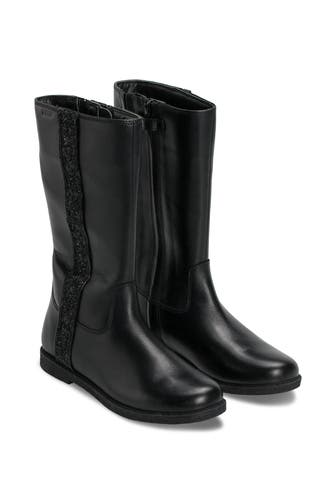GEOX Lederstiefel 'Shawntel' schwarz
