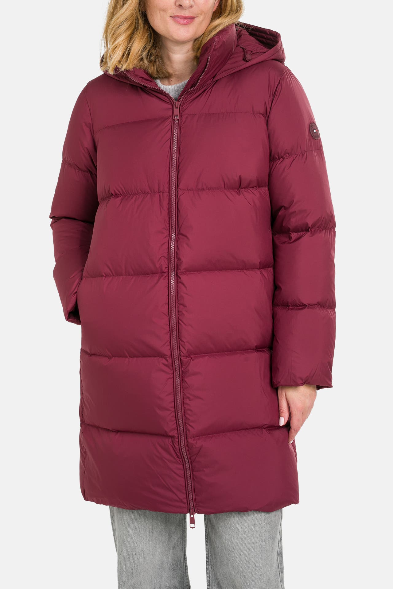 TOMMY HILFIGER Daunenjacke 'Casual Coat' burgunder, Bild 1