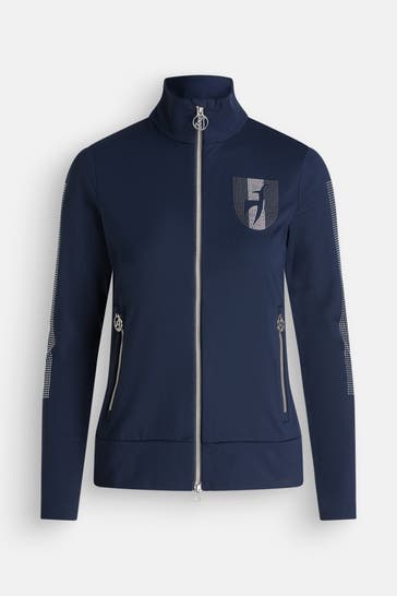 TONI SAILER Sweatjacke 'Inga' dunkelblau