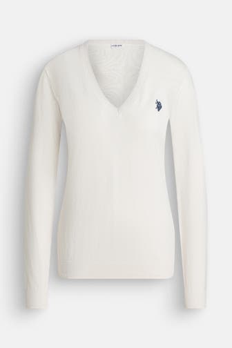 U.S. POLO ASSN. Strickpullover ecru