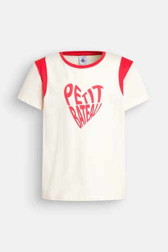 PETIT BATEAU T-Shirt ecru