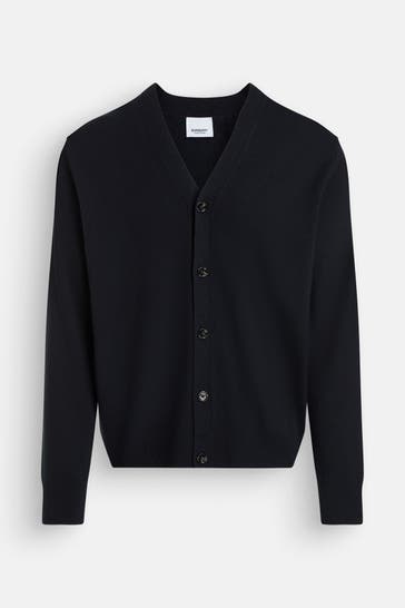 BURBERRY Cardigan schwarz