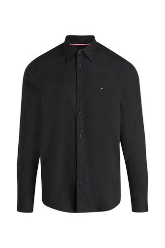 TOMMY HILFIGER Casual-Hemd schwarz