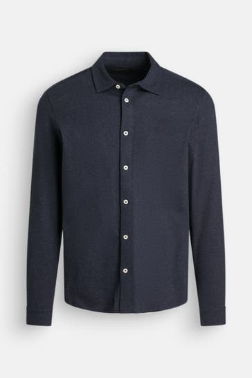 MARC O'POLO DENIM Casual-Hemd nachtblau
