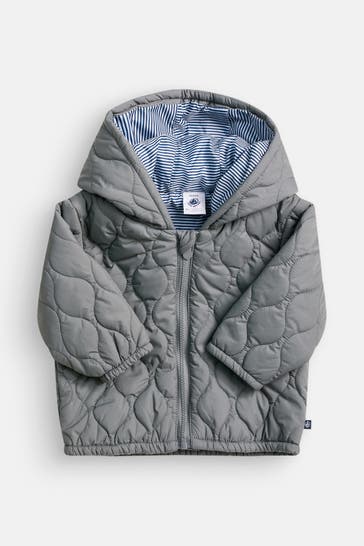 PETIT BATEAU Steppjacke grau