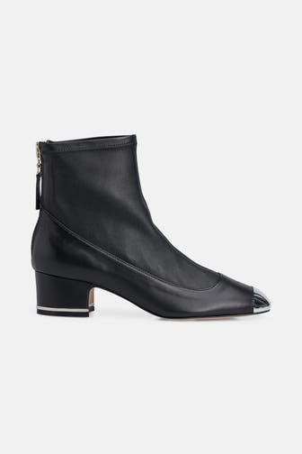 TED BAKER Leder-Stiefeletten 'Neomlia' schwarz