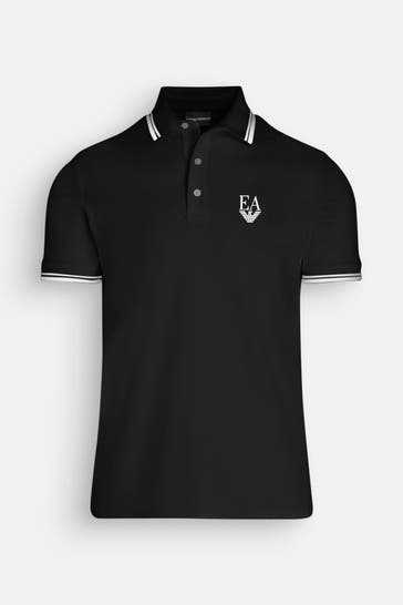 EMPORIO ARMANI Polo-Shirt schwarz