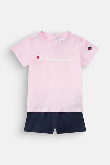 CHAMPION Set: T-Shirt und Shorts