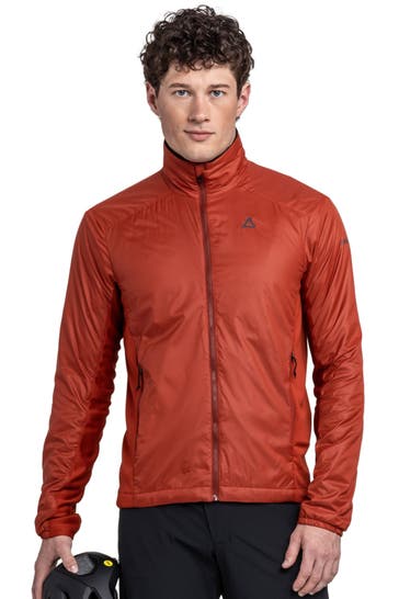 SCHÖFFEL Fahrradjacke ziegelrot