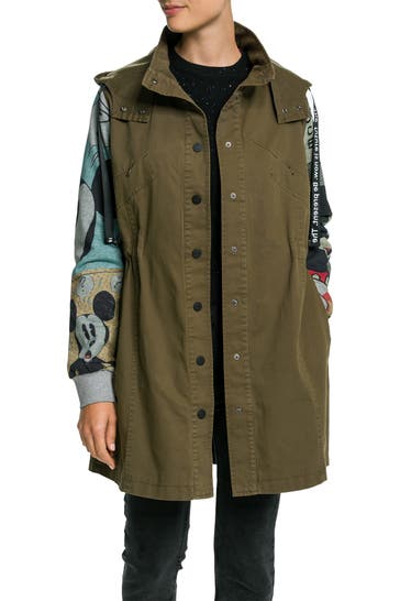 DESIGUAL Parka gemustert