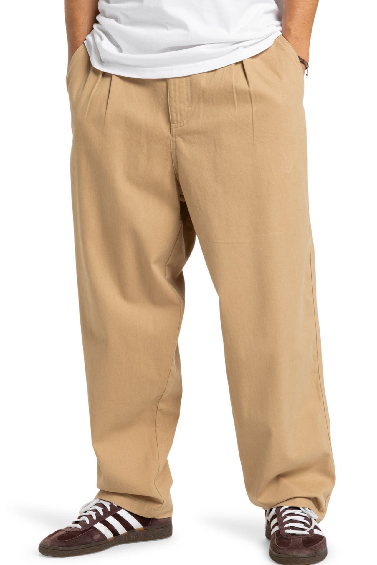 QUIKSILVER Stoffhose hellbraun wide, Bild 1