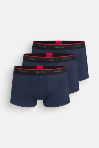 HUGO 3er-Pack Boxer Trunks dunkelblau