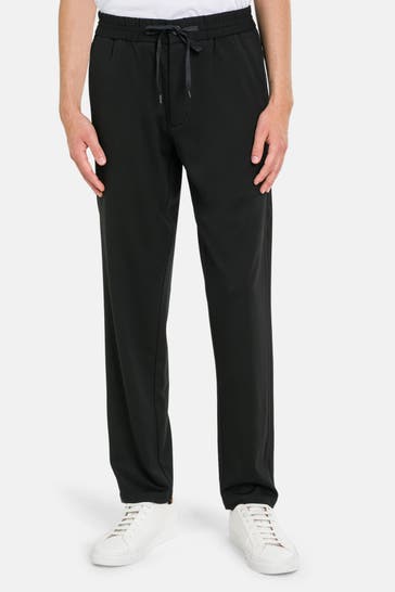 HUGO Stoffhose schwarz