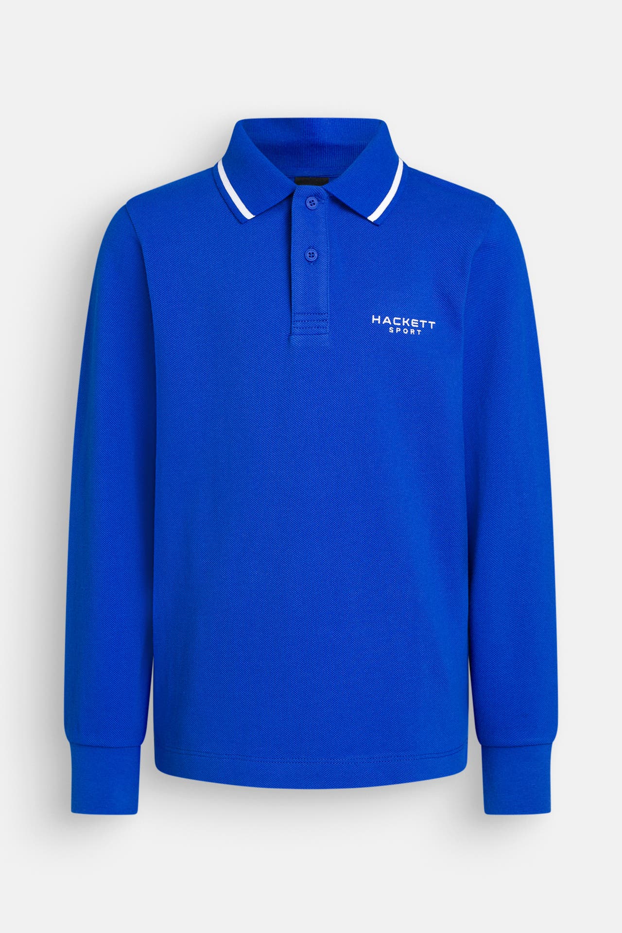 HACKETT Langarm-Polo royalblau, Bild 1