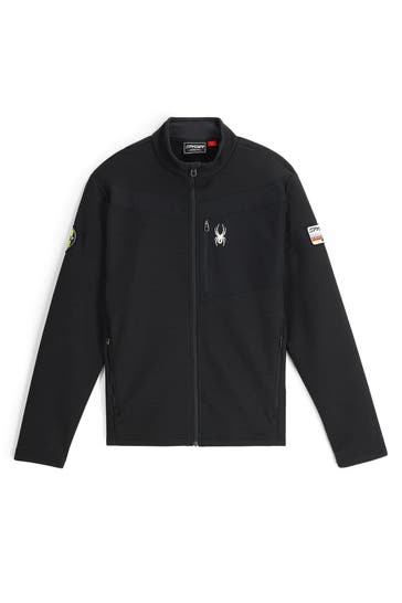 SPYDER Midlayer 'Wengen Bandit' schwarz