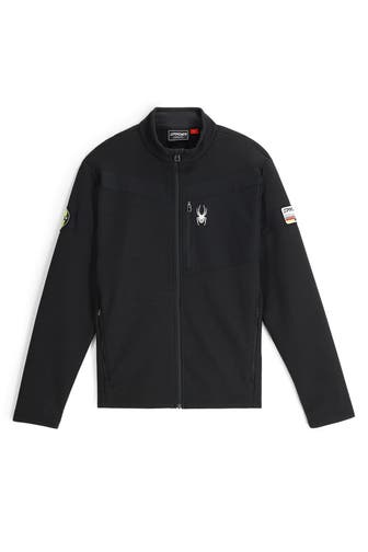 SPYDER Midlayer 'Wengen Bandit' schwarz