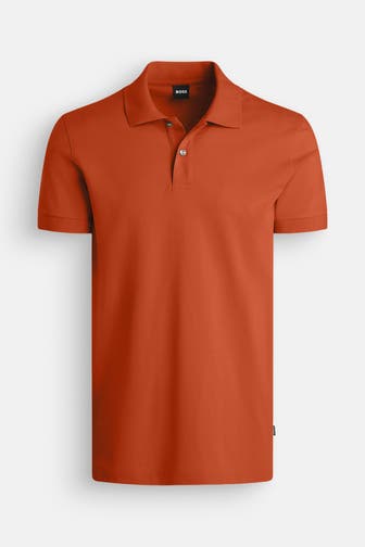 BOSS Polo-Shirt 'Firenze' terracotta