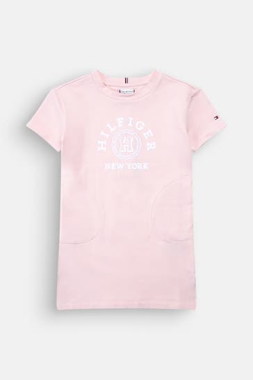 TOMMY HILFIGER Jerseykleid rosa