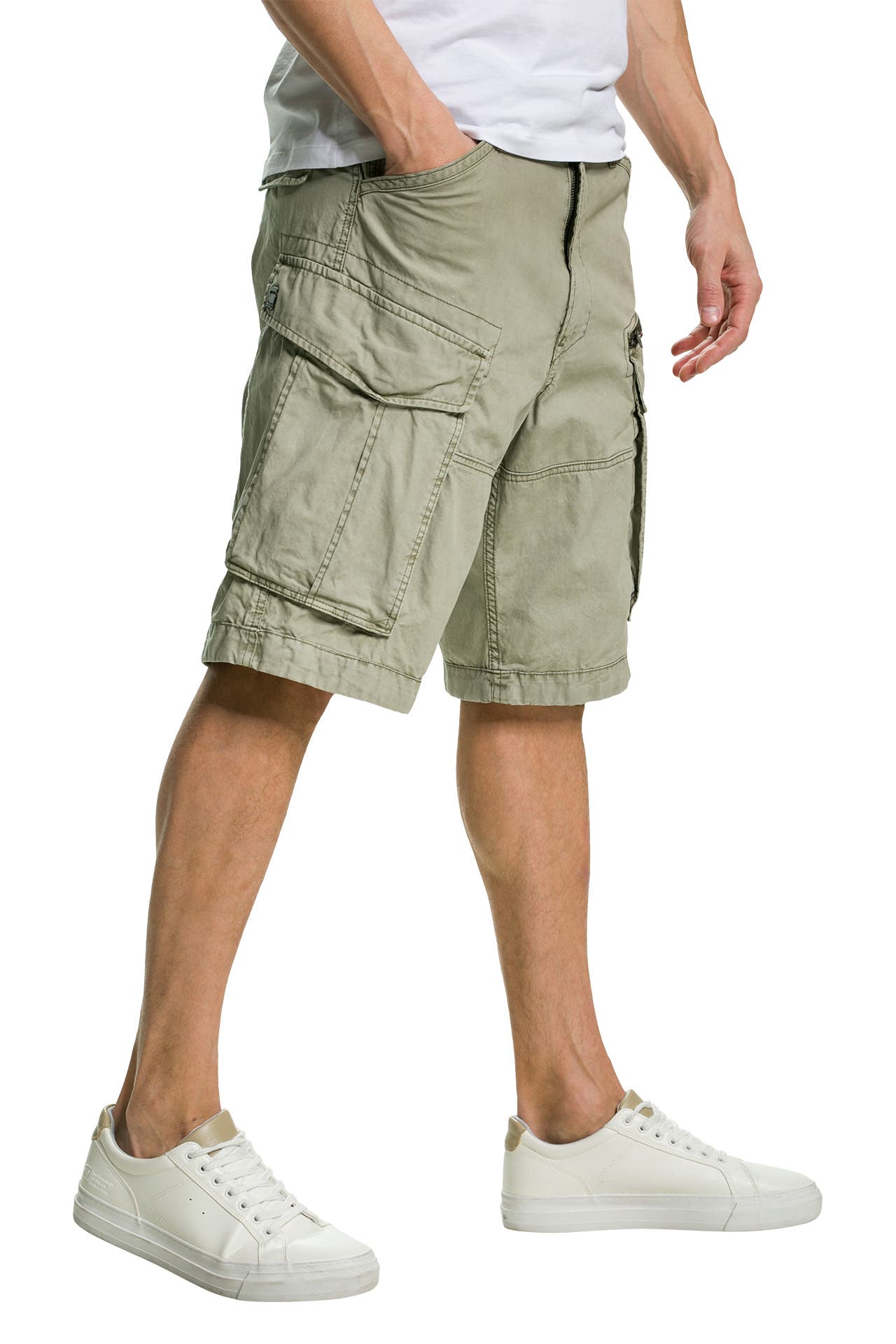 G-STAR Cargo-Shorts graugrün, Bild 1
