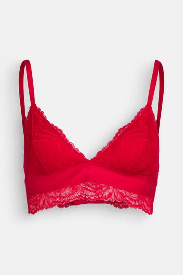 EMPORIO ARMANI Spitzen-BH rot