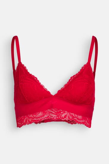 EMPORIO ARMANI - Spitzen-BH rot